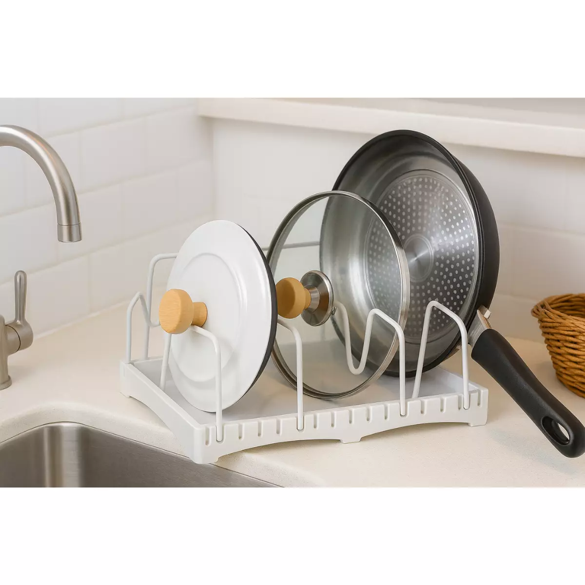 Organizador De Ollas Tapas Sartenes Cocina Multiuso-1