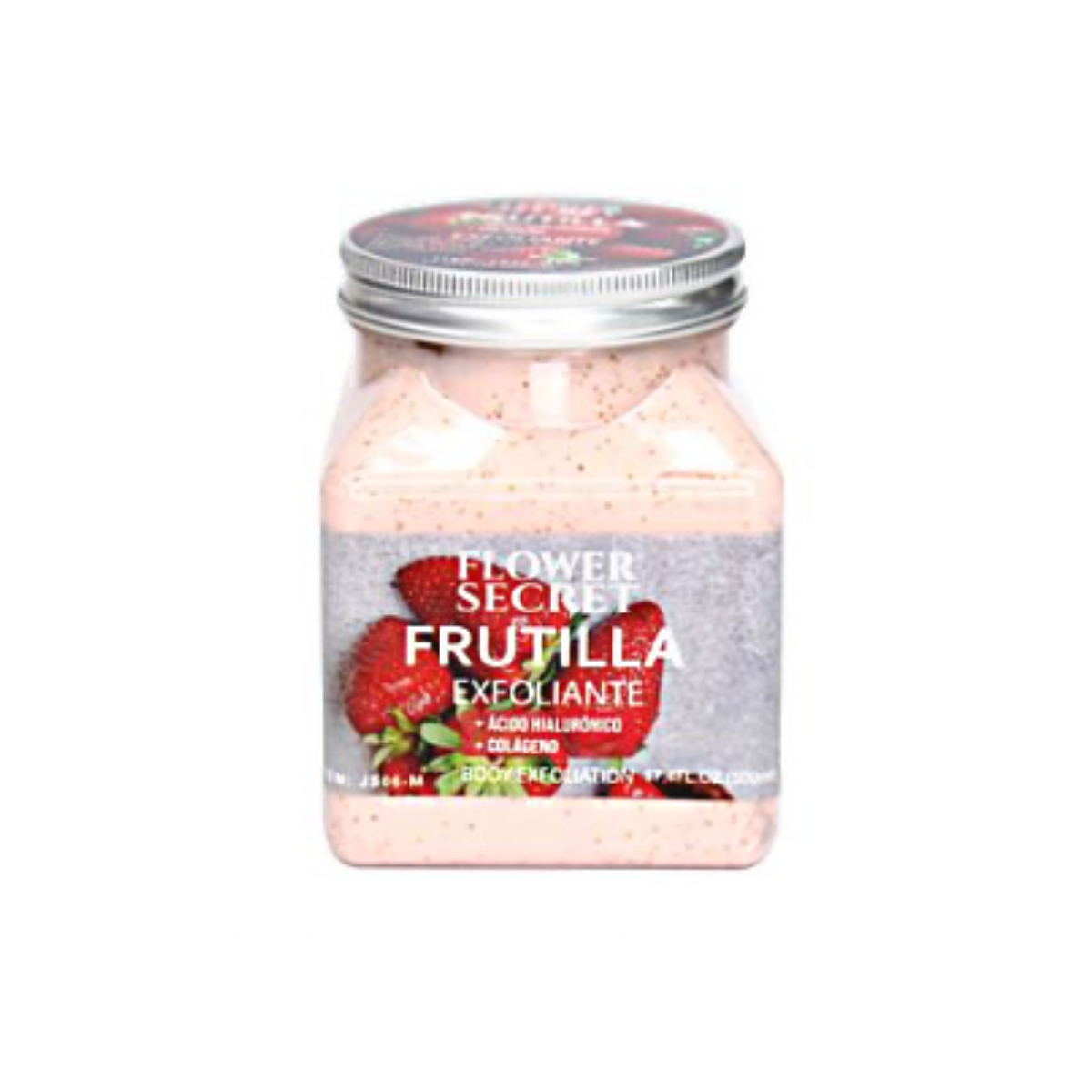 Crema Exfoliante Corporal Frutilla 500 Grs +Guante Masajeador-3