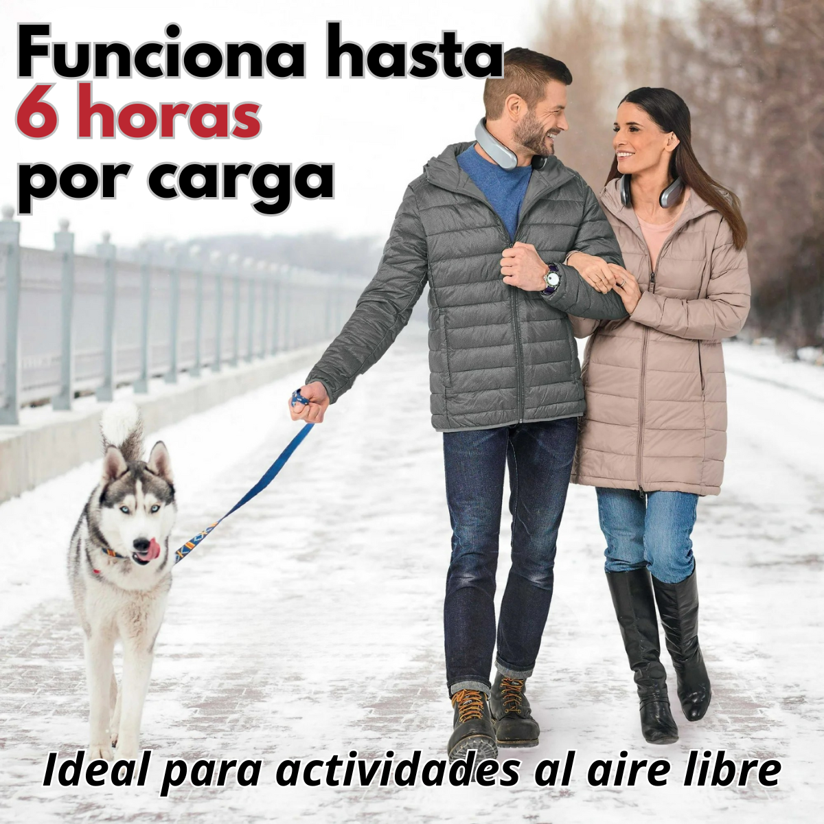 Calentador Cuello Electrico Portatil Recargable 4 Niveles-4