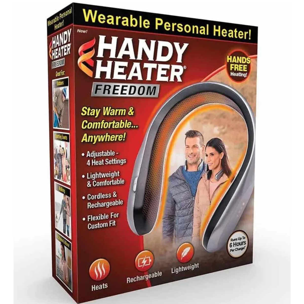 Calentador Cuello Electrico Portatil Recargable 4 Niveles-7