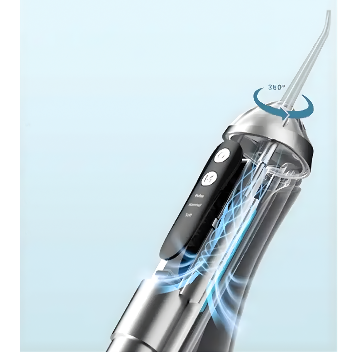 Irrigador Bucal Oral Portatil Recargable Usb 200ml-4