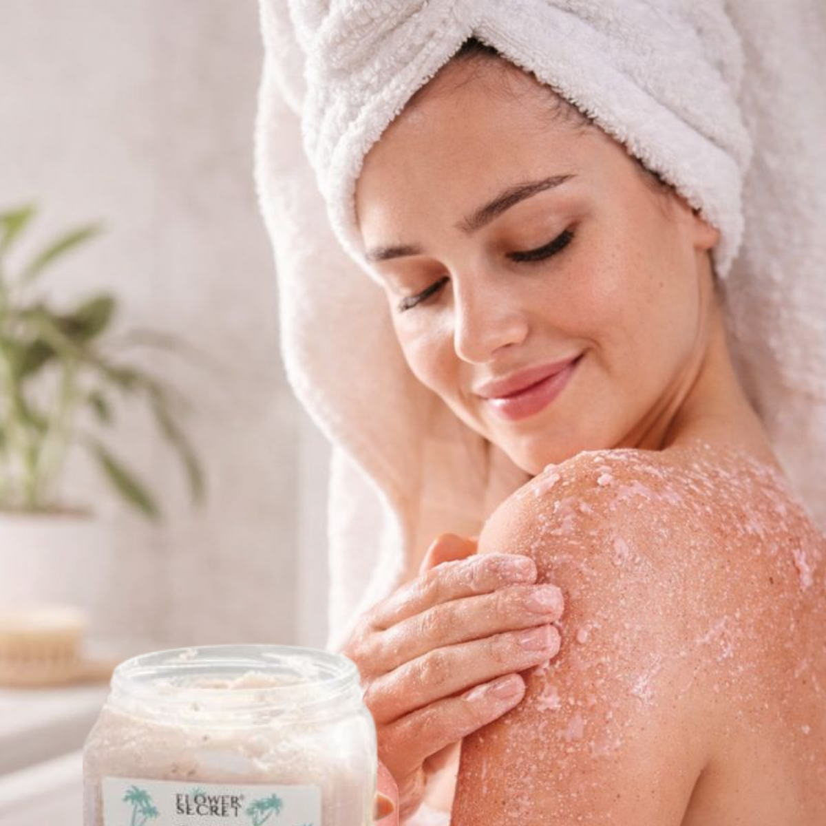 Exfoliante Azucar Sal Organico Vainilla 500ml Flower Secret-3