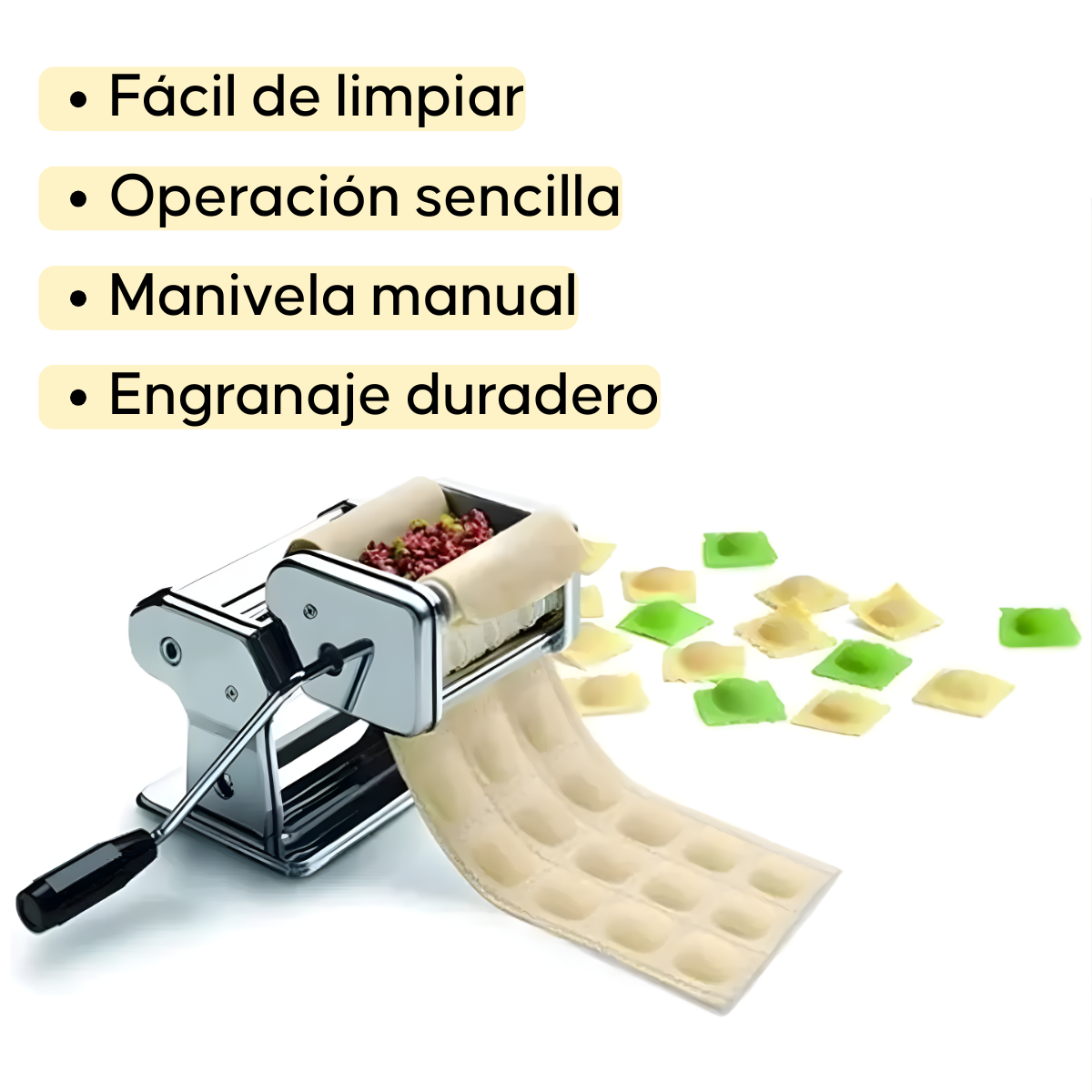 Maquina Manual Para Hacer Ravioles Y Pasta Antideslizante-2