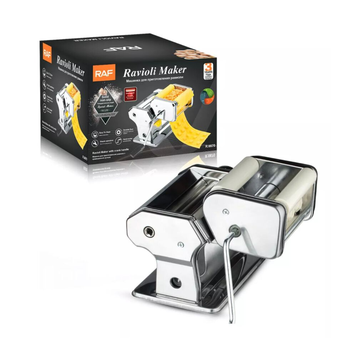 Maquina Manual Para Hacer Ravioles Y Pasta Antideslizante-7