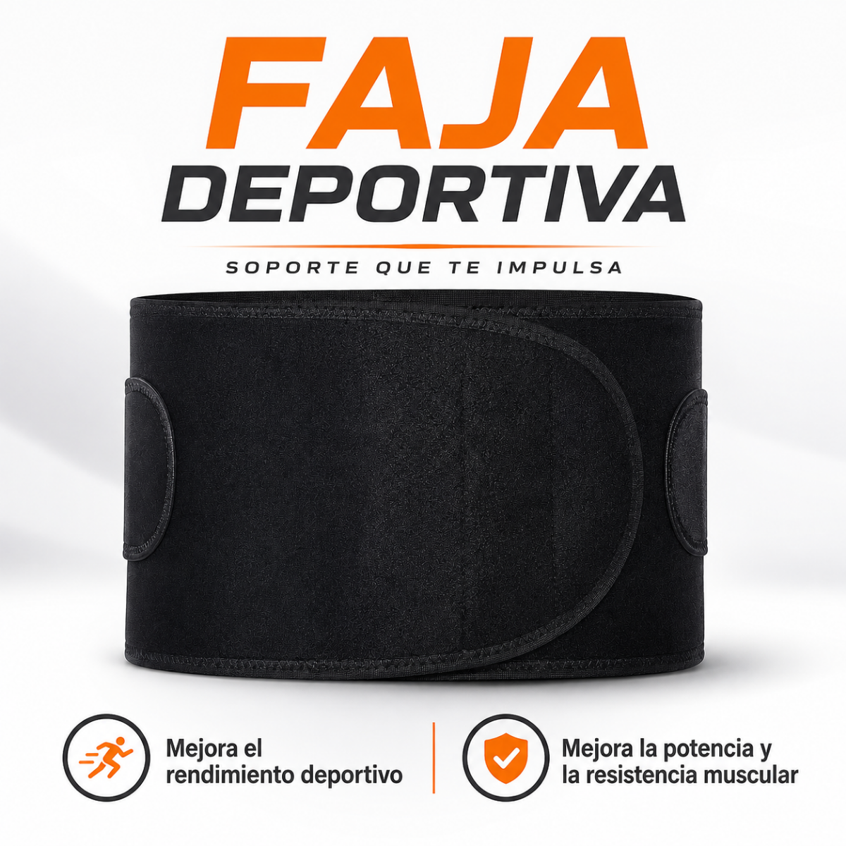 Faja Protectora Lumbar Deportiva Soporte Compresion-2