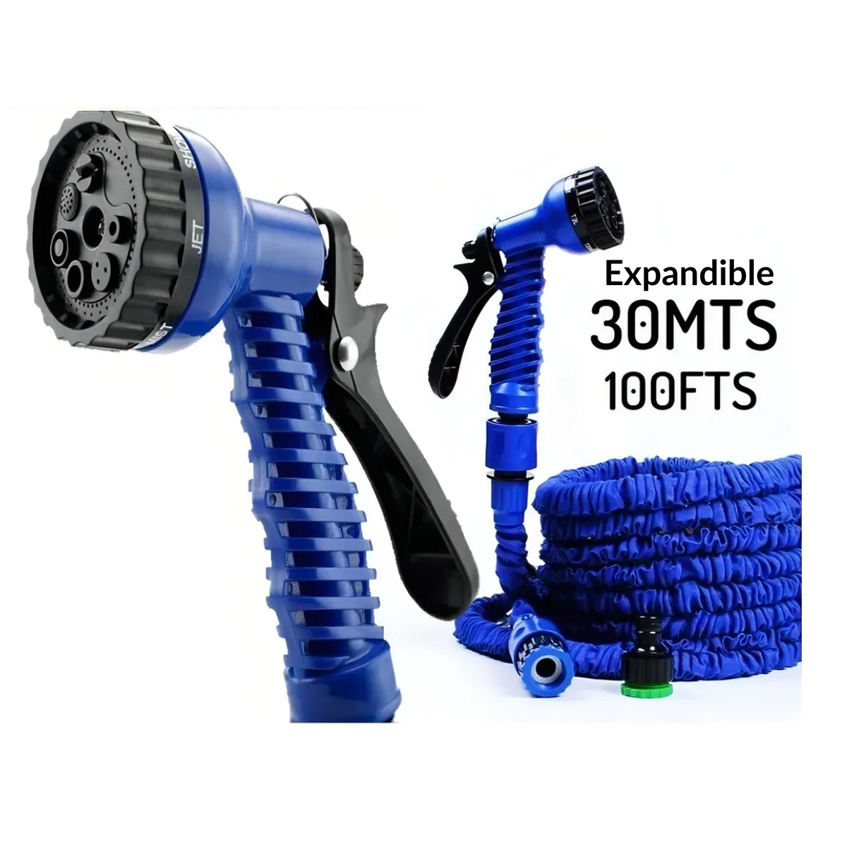 Manguera Riego Jardin Retráctil Expandible 30 Mts/100ft-3