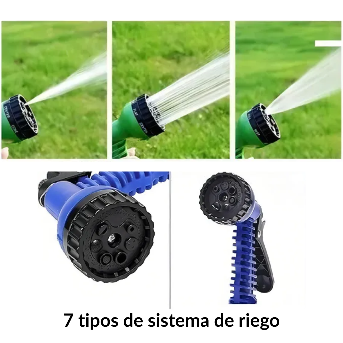 Manguera Riego Jardin Retráctil Expandible 30 Mts/100ft-4