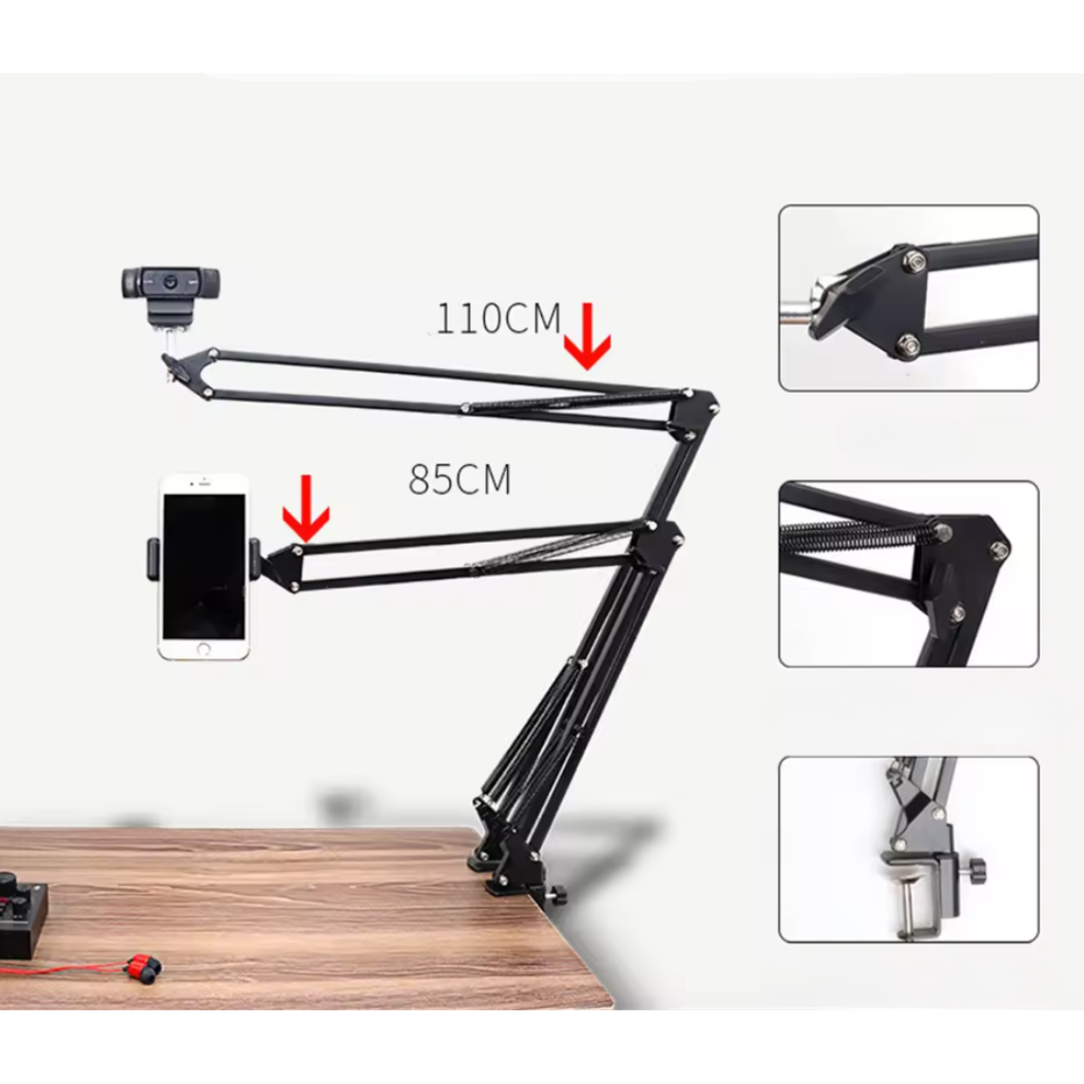 Soporte Ajustable Profesional Grabación Para Celular-4