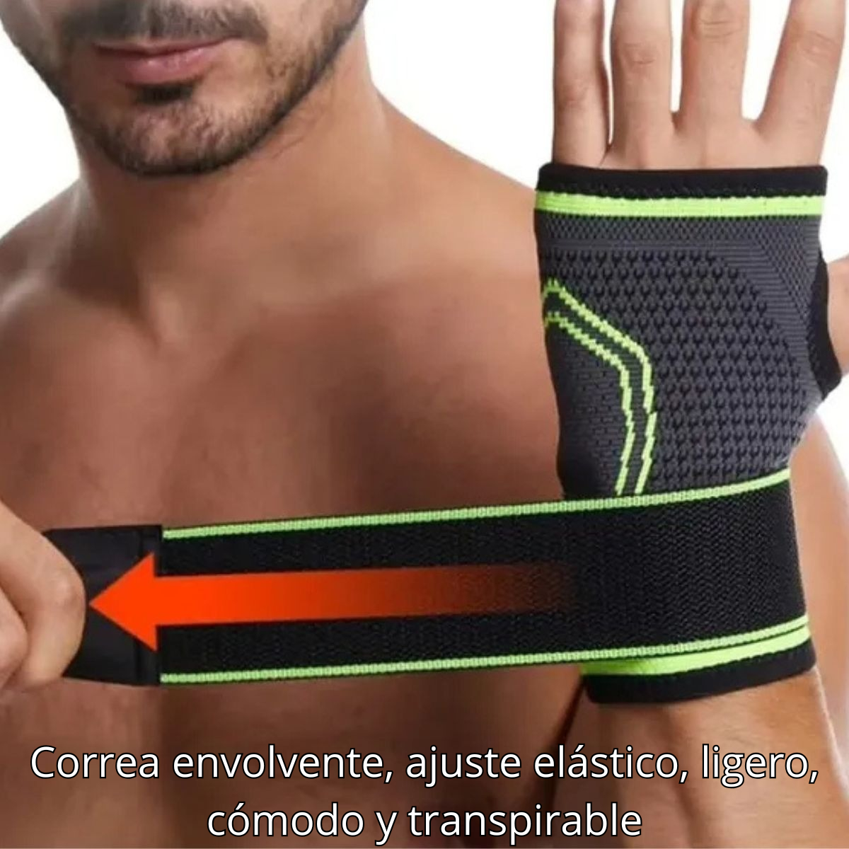 Munequera Antebrazo Deportiva Ajustable Con Compresion-4