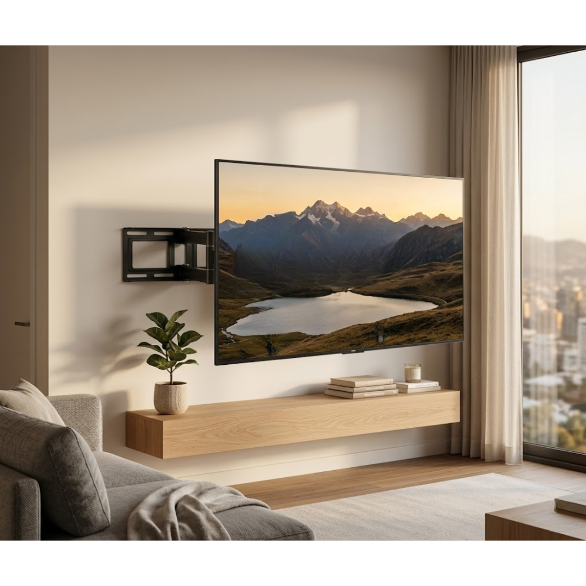 Soporte Brazo Articulado Movil Tv Led Lcd 40 A 80 Pulgadas-6