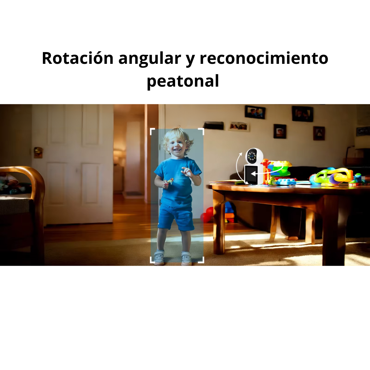 Wifi Camara Seguridad Interior Hogar Visión Remota-5