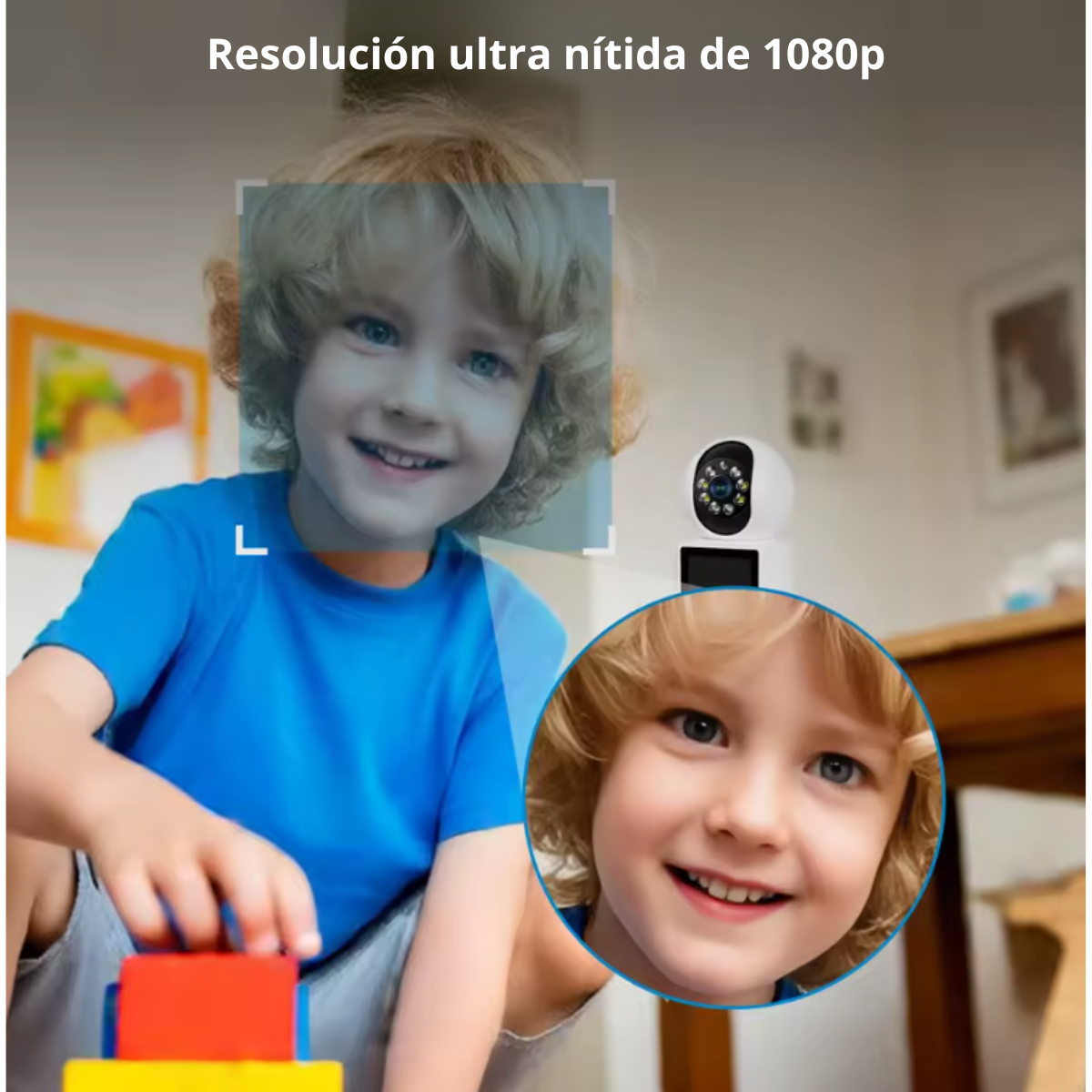 Wifi Camara Seguridad Interior Hogar Visión Remota-6