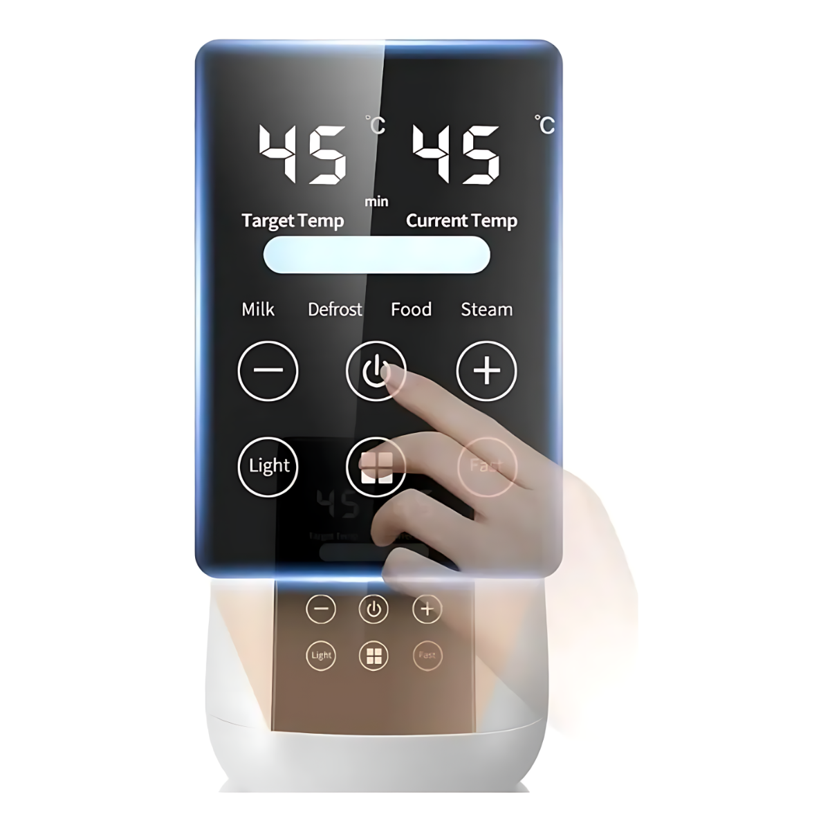 Calentador Esterilizador Mamadera Pantalla Led-5