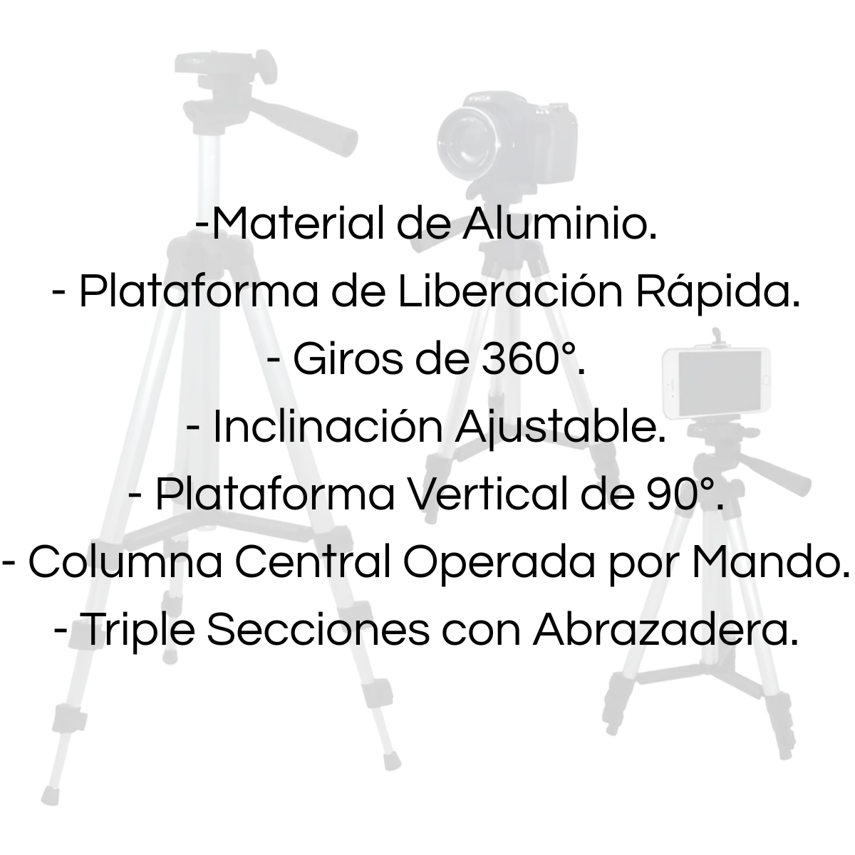 Soporte Tripode Para Celular Grabación Videos Fotos-2