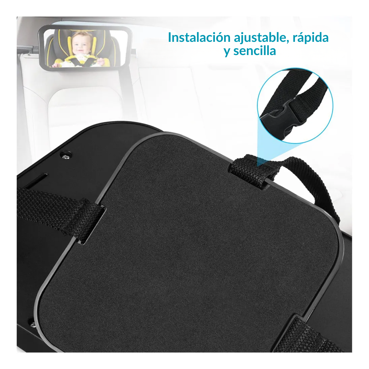 Espejo Retrovisor De Seguridad Auto Para Niños Y Bebé-5
