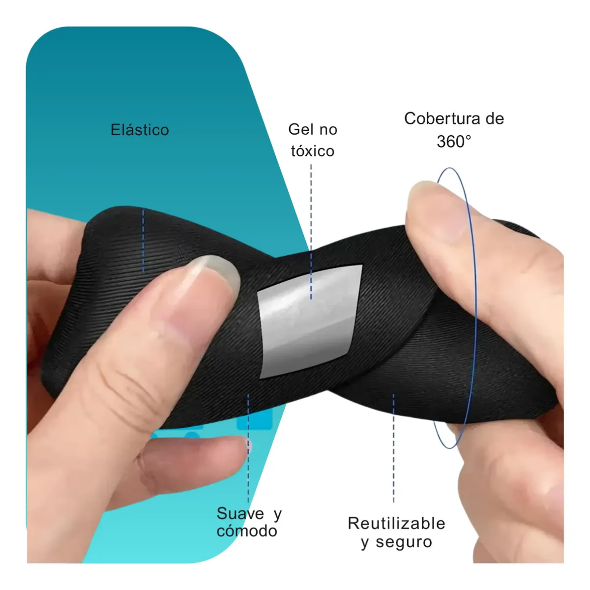 Funda Compresa Gel Dedos Alivio Esguince Frio Calor 4 Unid-2