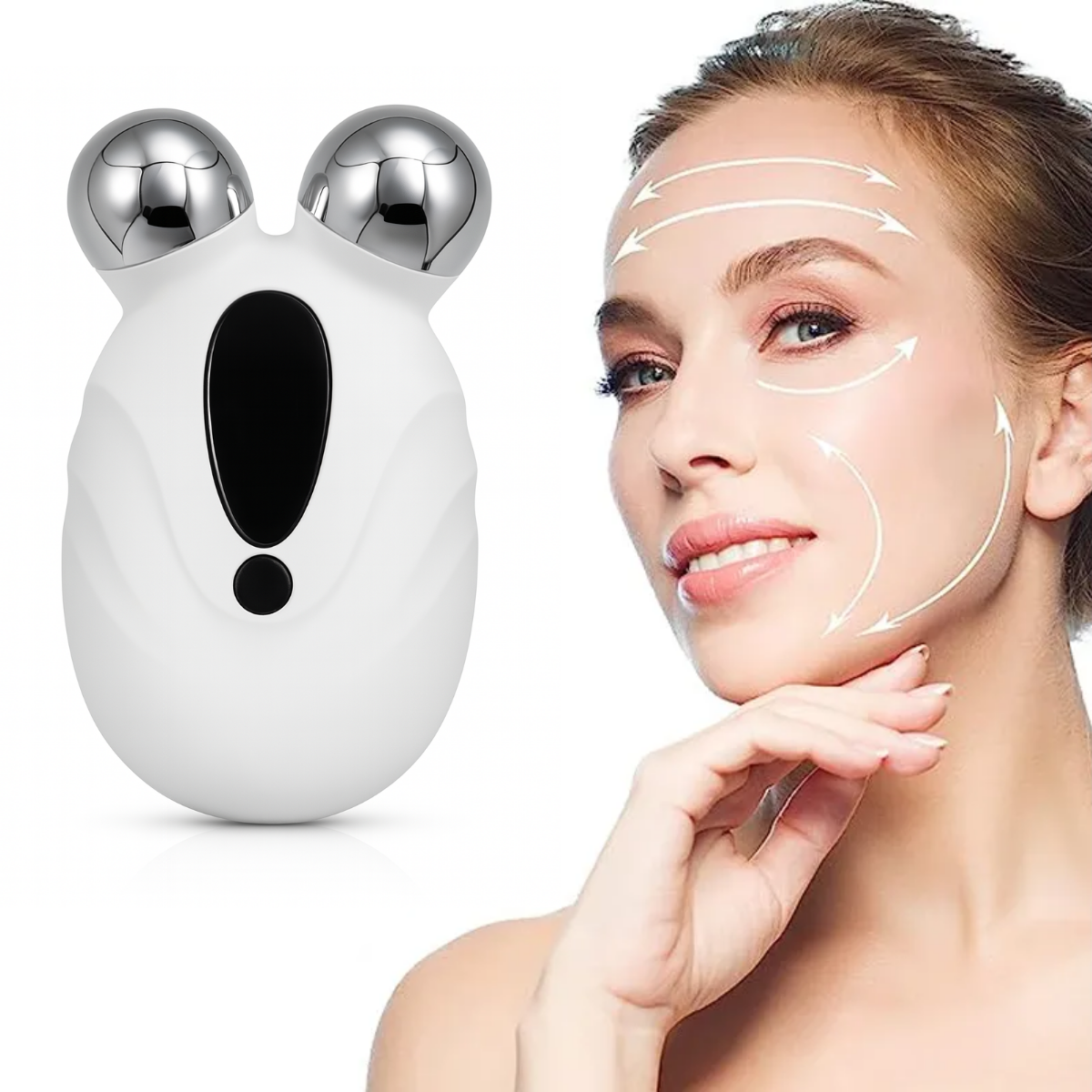 Masajeador Facial Y Cuello De Microcorriente Reafirmante-4