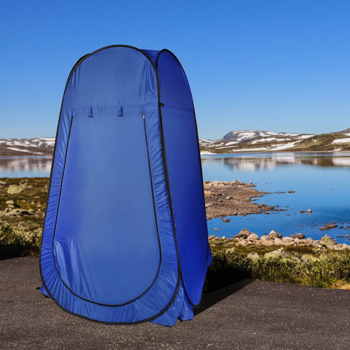 Carpa Vertical Vestidor Portatil Plegable Camping Playa-8