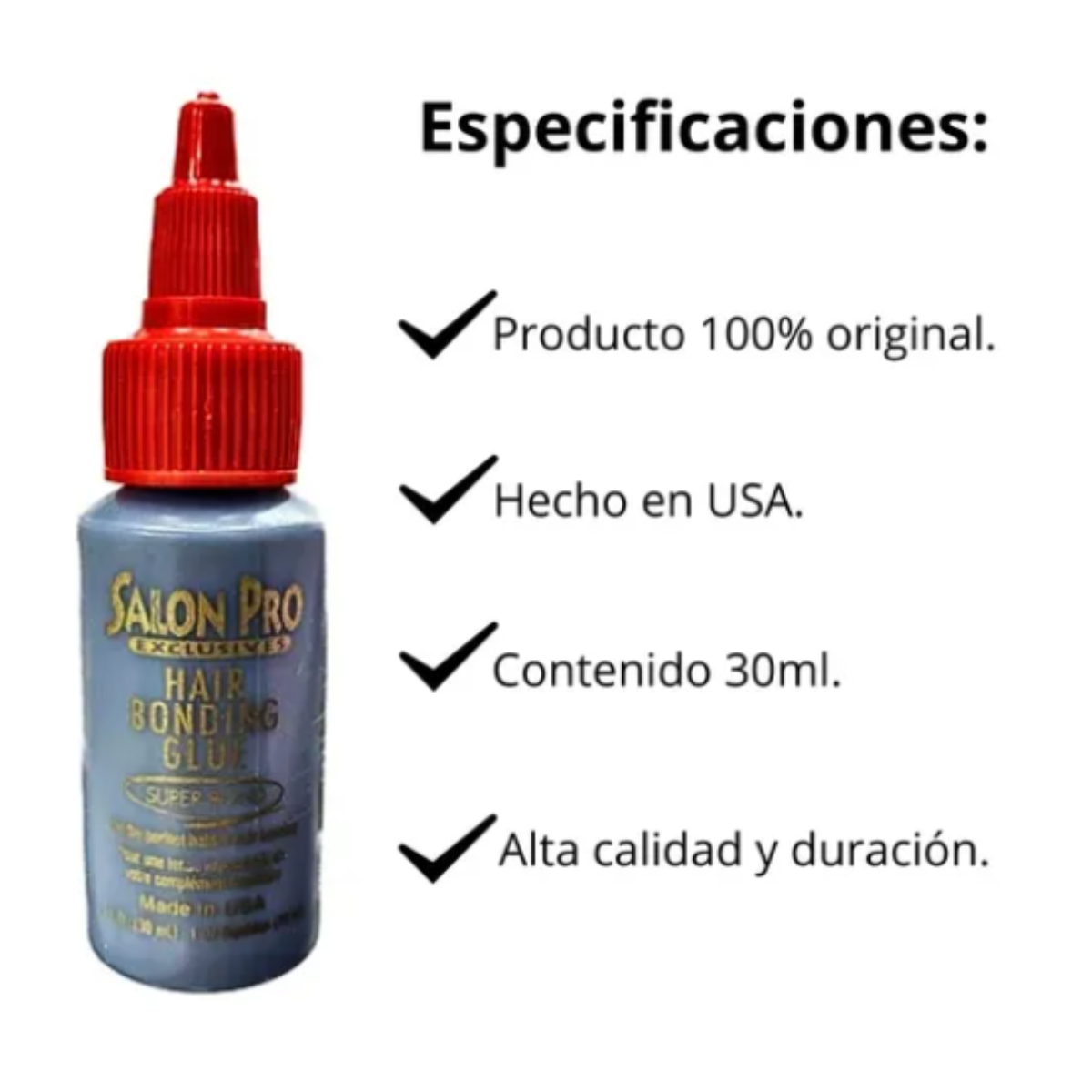 Pegamento Para Pestañas Profesional Salon Pro 30ml Original-2