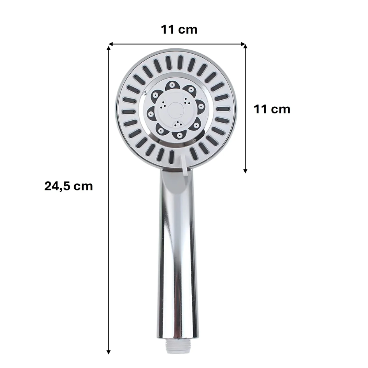 Juego De Ducha Completo Cabezal Soporte Y Flexible 1 5m-2