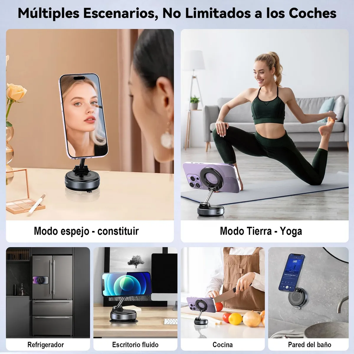 Soporte Celular Magnetico Auto Escritorio Con Ventosa Vid-5