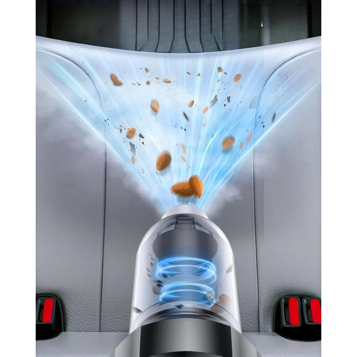 Aspiradora De Mano Inalambrica Recargable Para Hogar Y Auto-5