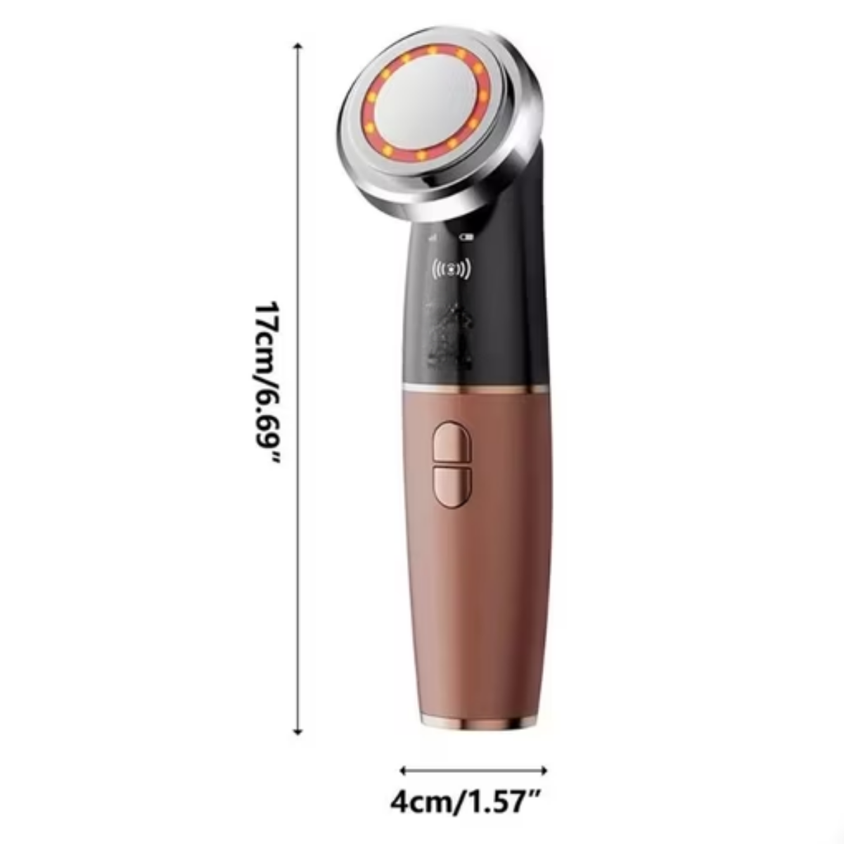 Limpiador Facial Y Lifting Con Luz Led Antiedad Con Calor-2