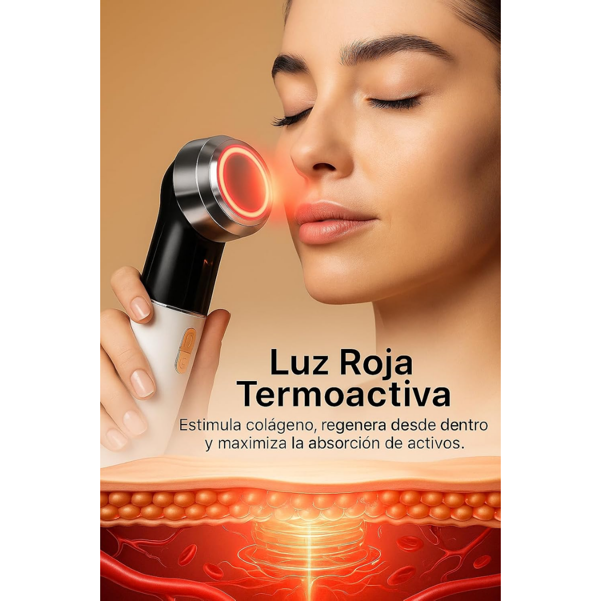 Limpiador Facial Y Lifting Con Luz Led Antiedad Con Calor-3