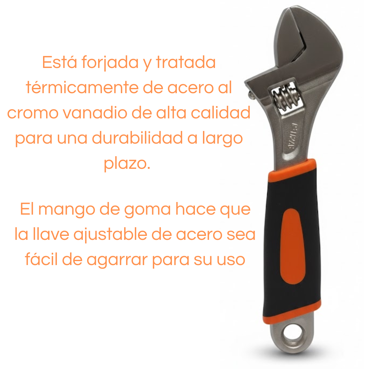 Llave Inglesa 8 Pulgadas Acero Cromo-2