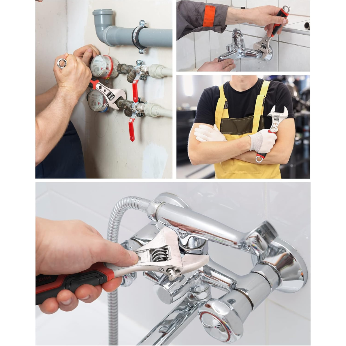 Llave Inglesa 8 Pulgadas Acero Cromo-5