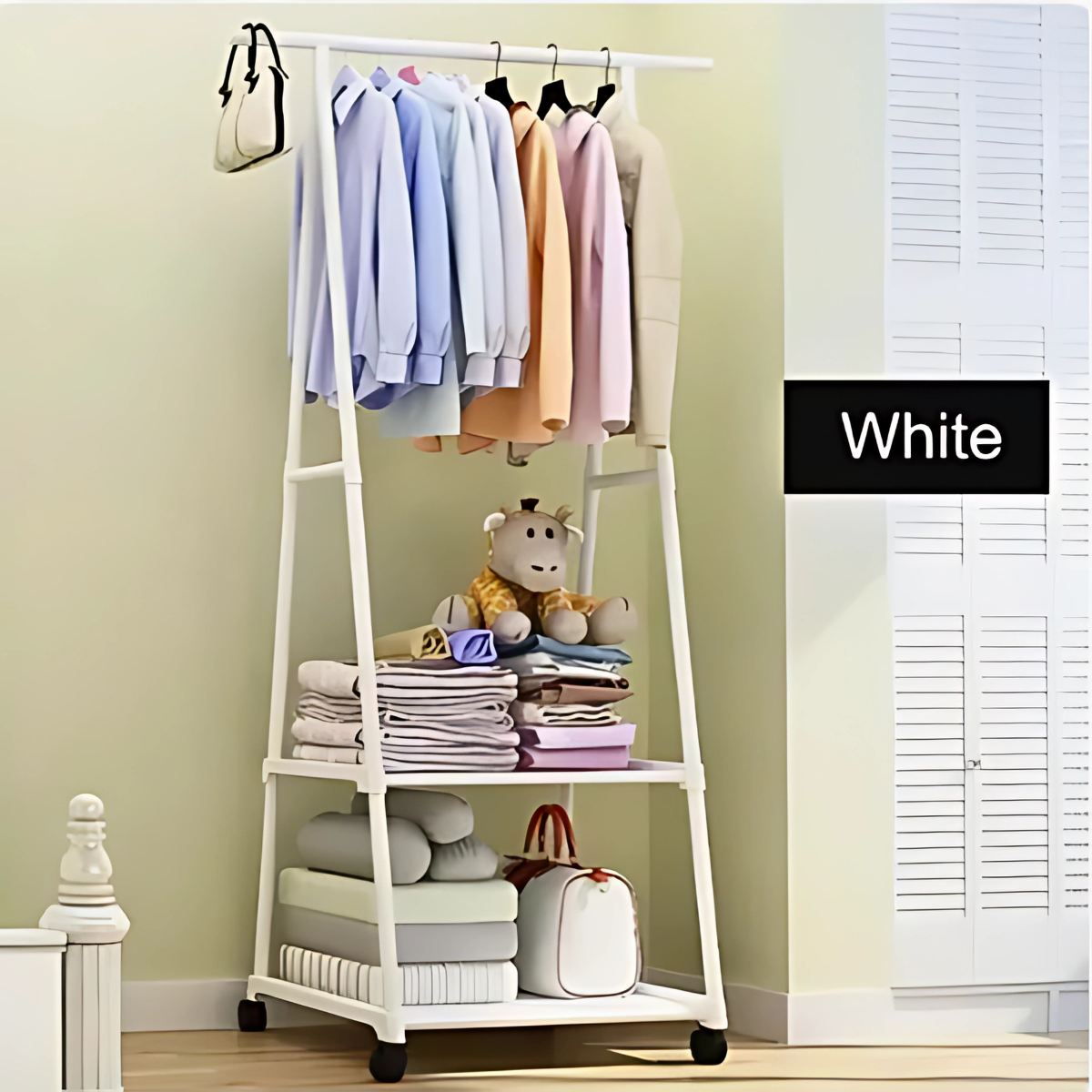 Perchero Multifuncional Organizador Ropa Zapatos Accesorios-3