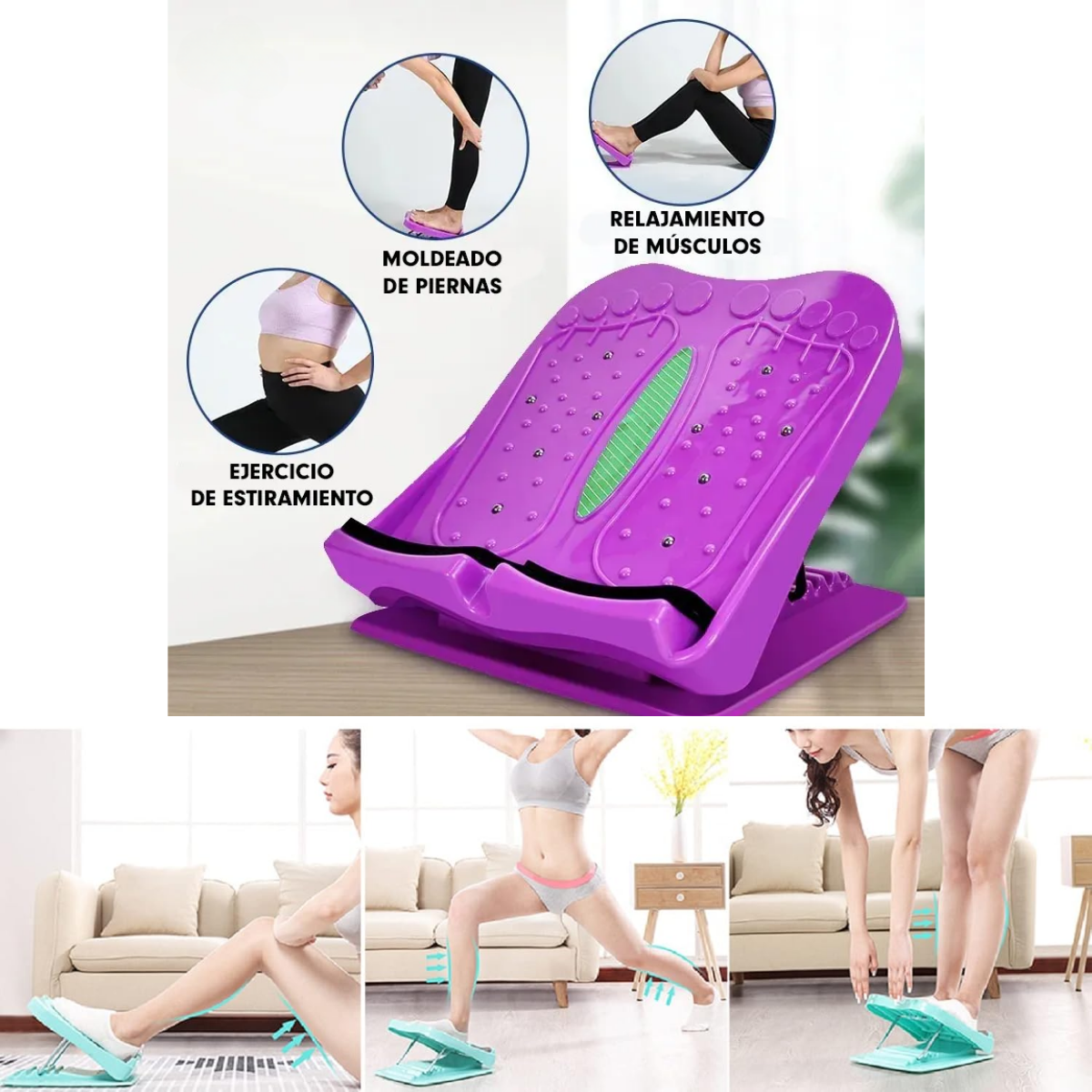Tabla De Estiramiento Fitness Inclinada Ajustable Gym Casa-3