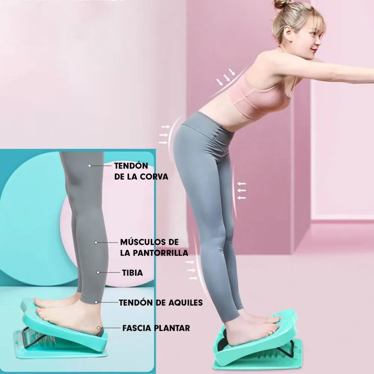 Tabla De Estiramiento Fitness Inclinada Ajustable Gym Casa-6
