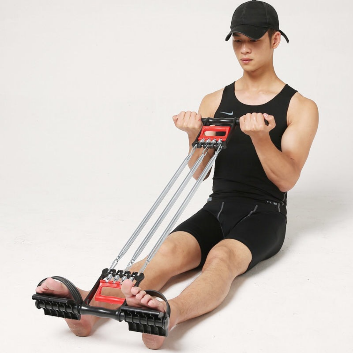 Extensor Elastico De Resorte Para Pecho Y Brazos Fitness-6