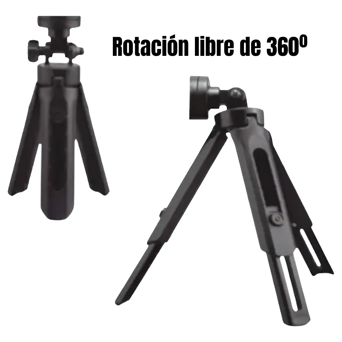 Soporte Para Celular Triple Para Grabación Fotos Multiuso-3