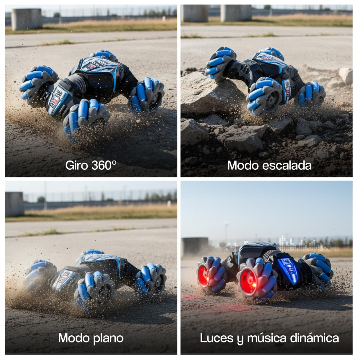 Auto Control Remoto Acróbata + Pulsera Control Mano-4