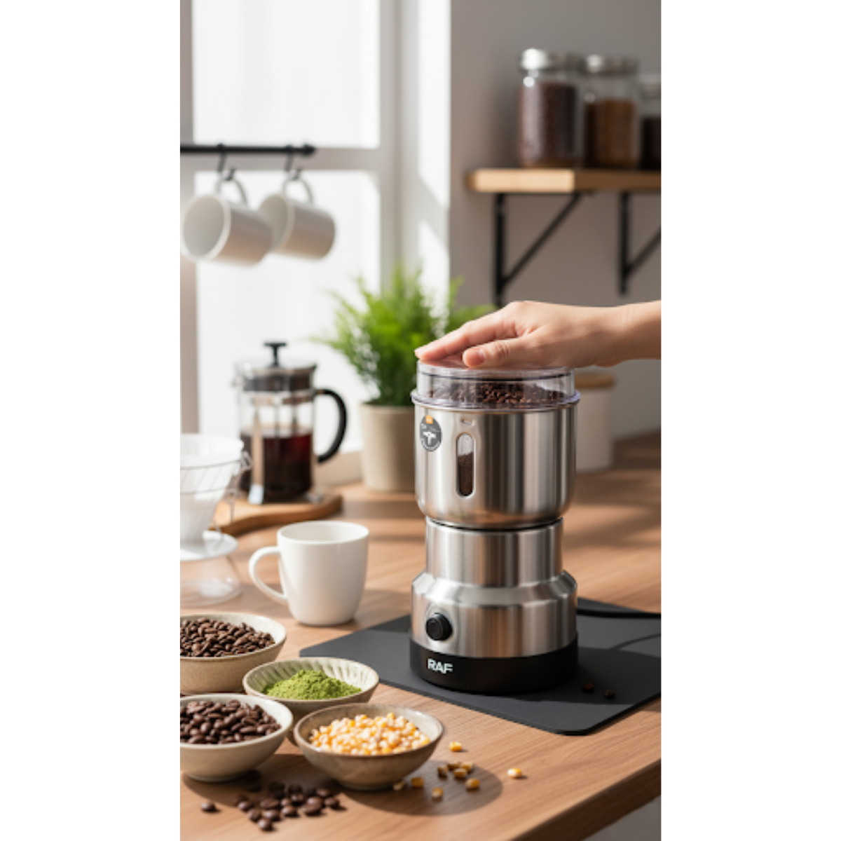 Molino Milinilla Moledor De Café Matcha Maiz Granos-5