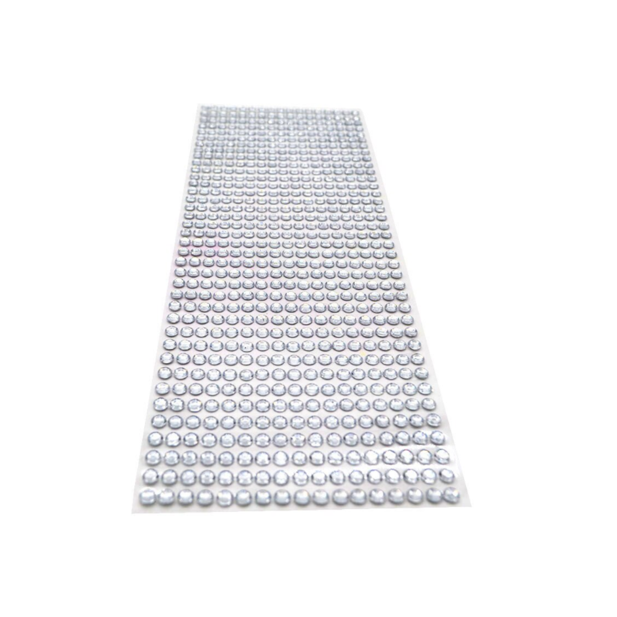 Strass Stickers Faciales Corporales Autoadhesivas Plateado 6mm-3