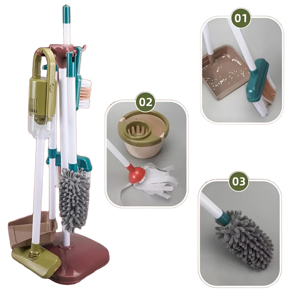 Set De Juguete Limpieza Infantil Ni os 18 Piezas-2