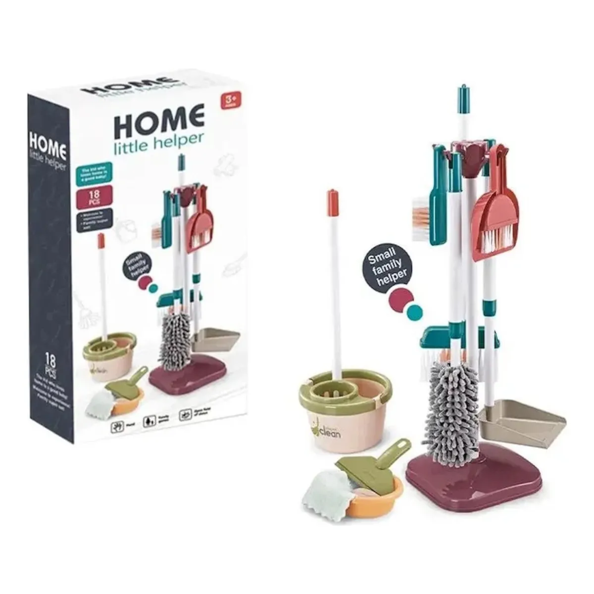 Set De Juguete Limpieza Infantil Ni os 18 Piezas-5