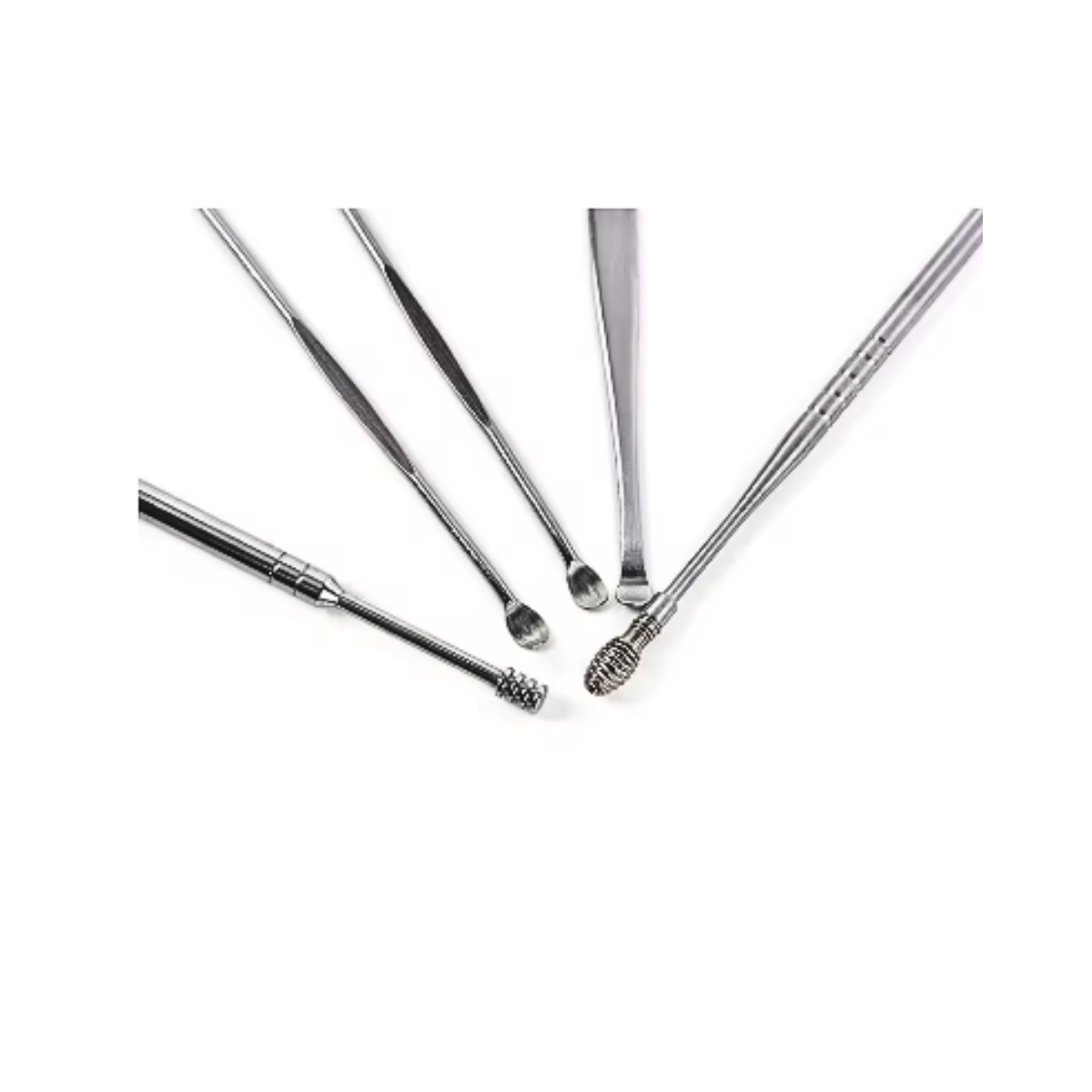 5 Pcs De Removedor Cerumen Limpia Oídos Kit Limpieza Orejas-3