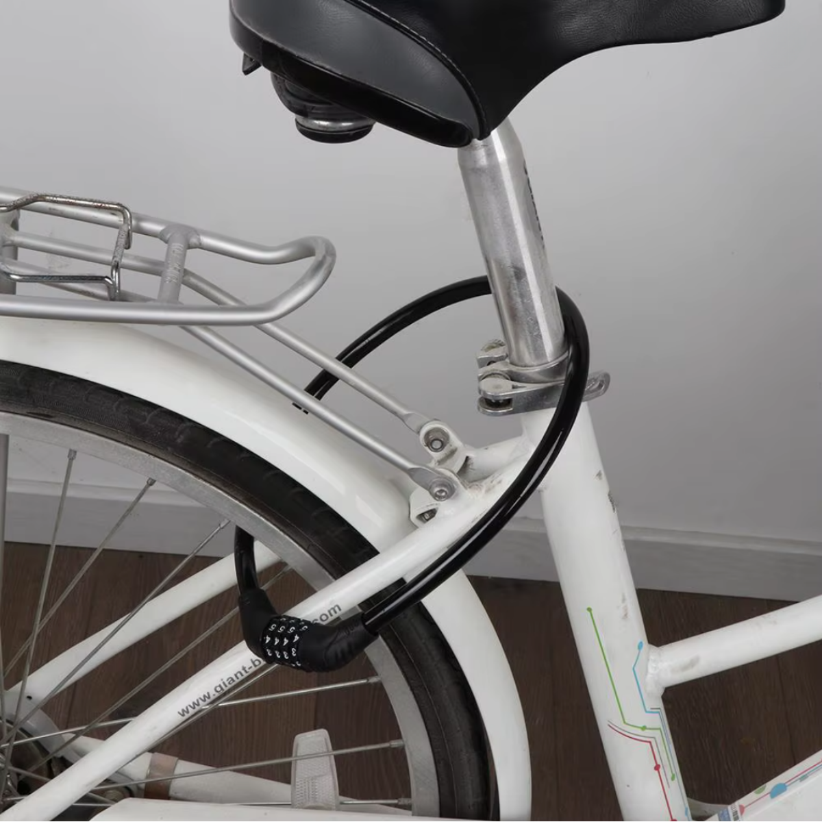 Candado Cable Seguridad Bicicleta Combinacion Numerica-3