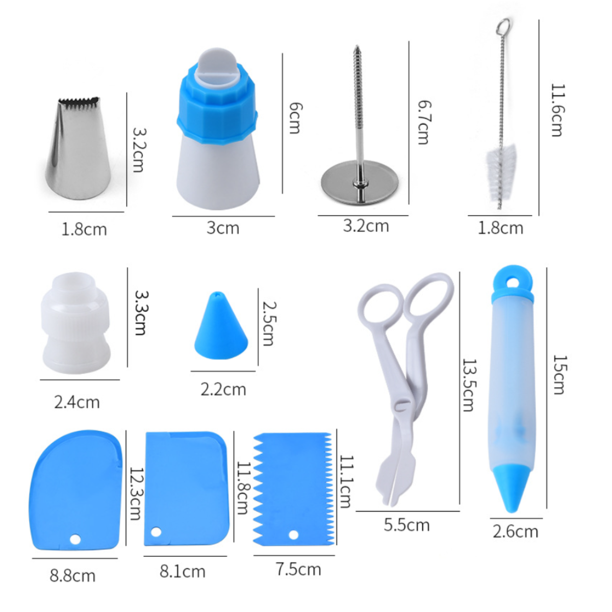 Kit De Repostería Para Decoración Postres 66 Piezas Multiuso-3