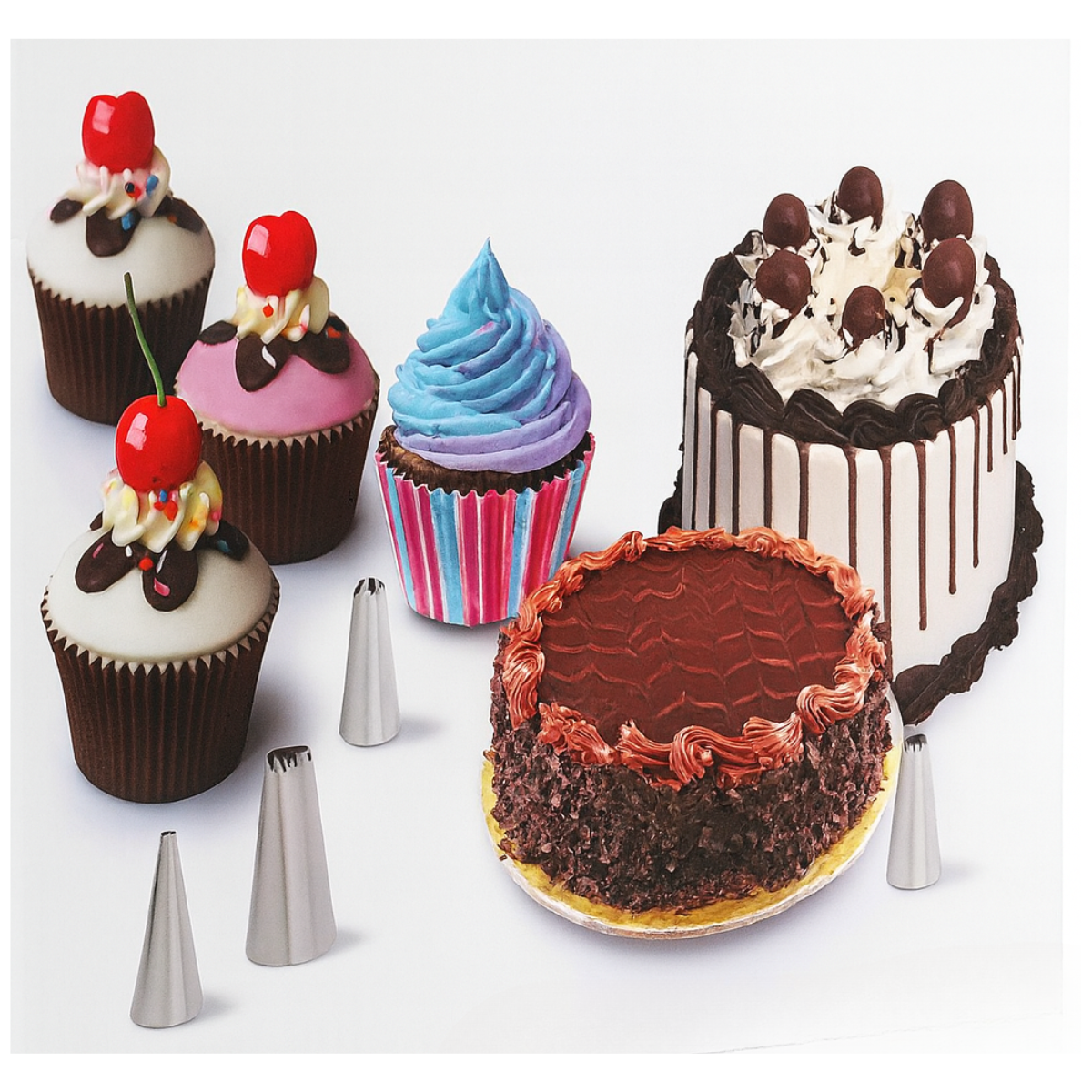 Kit De Repostería Para Decoración Postres 66 Piezas Multiuso-7