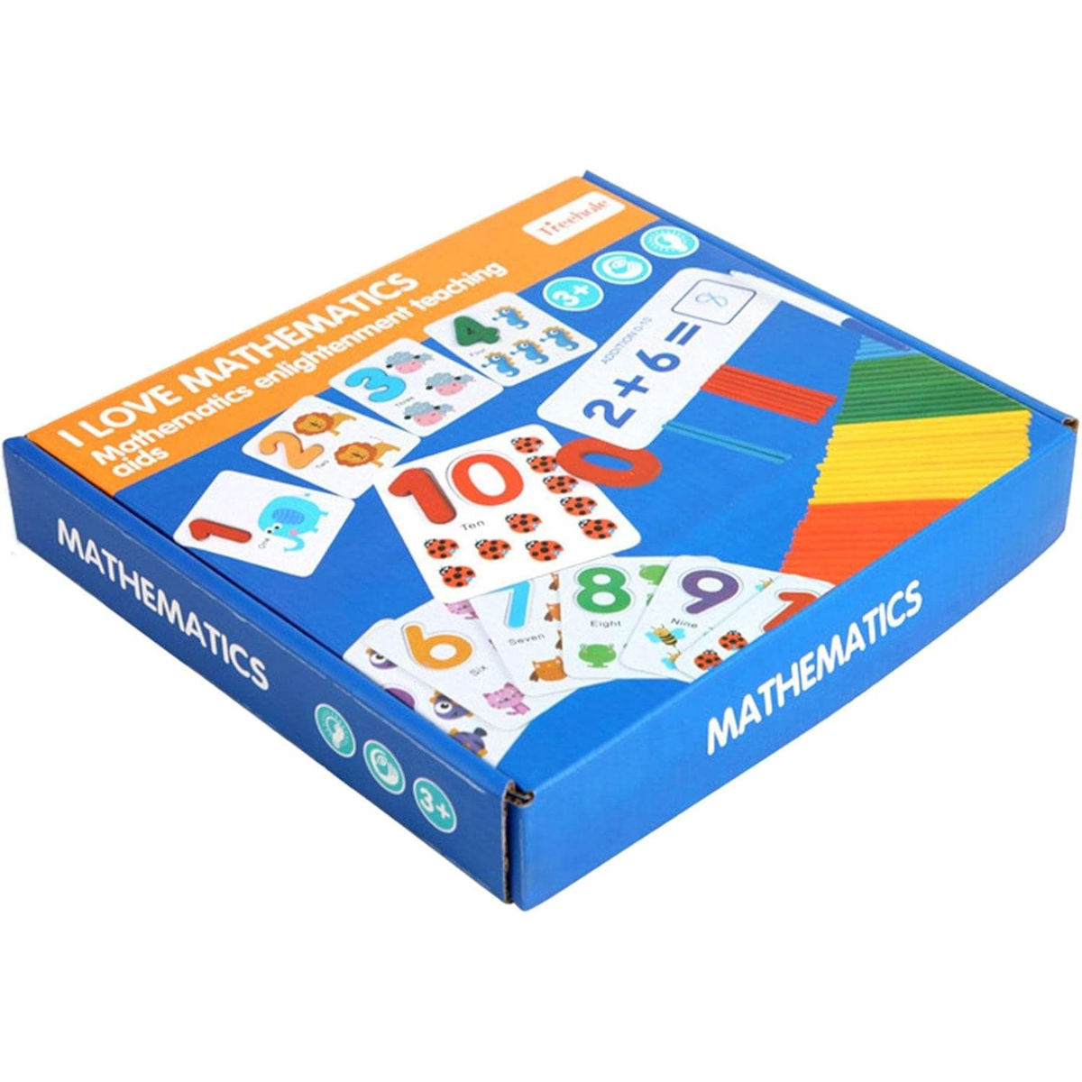 Juego Didactico Infantil Matematicas Tarjetas Montessori 3-7