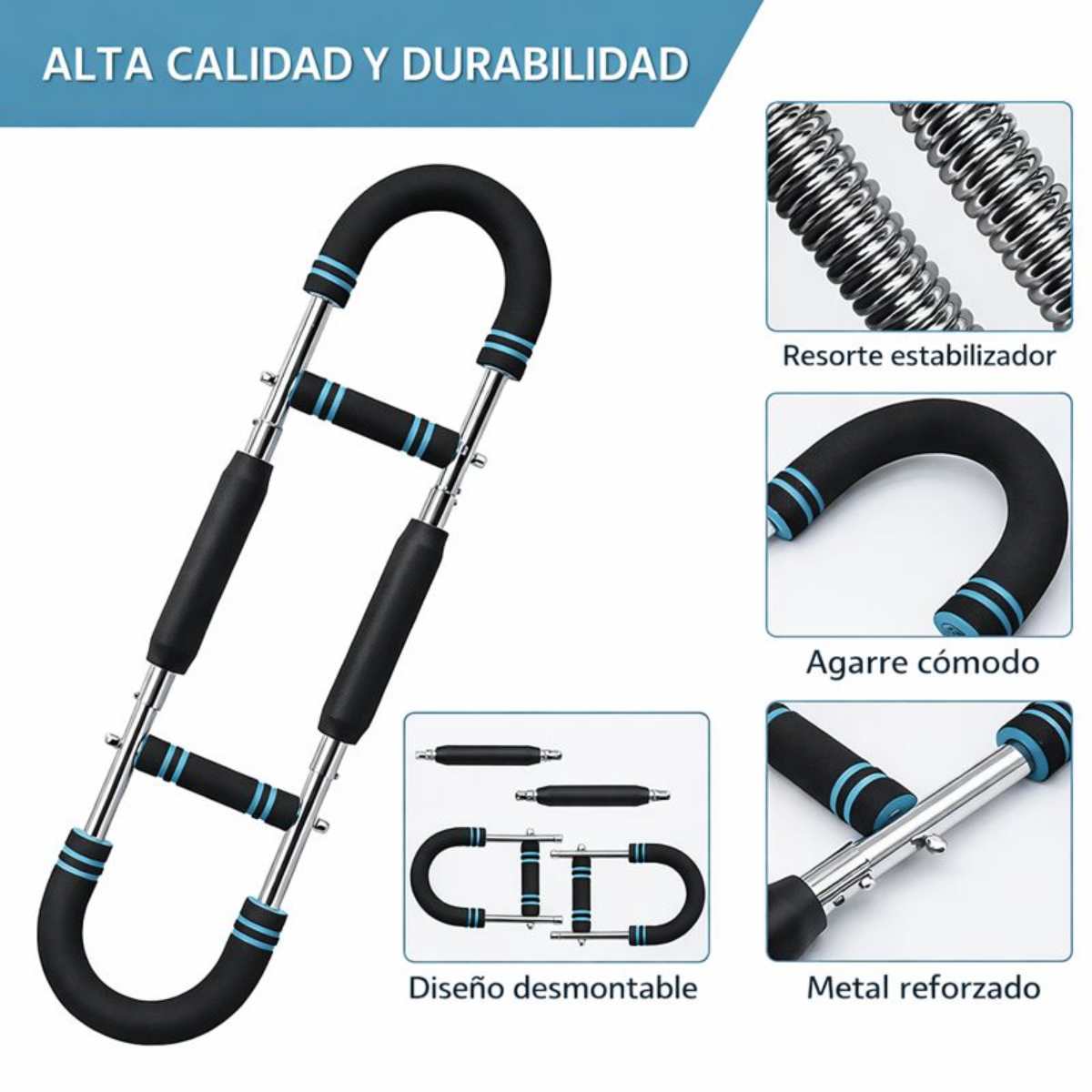 Fortalecedor Brazos Pecho Multifuncional Ejercicio En Casa-2