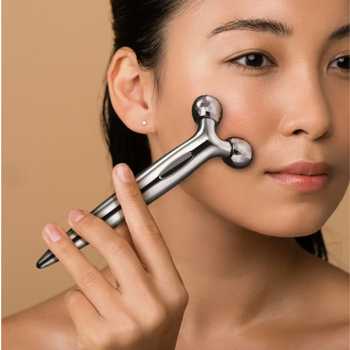 Masajeador Facial Corporal 3D Rodillo Reafirmante Antiestres-4