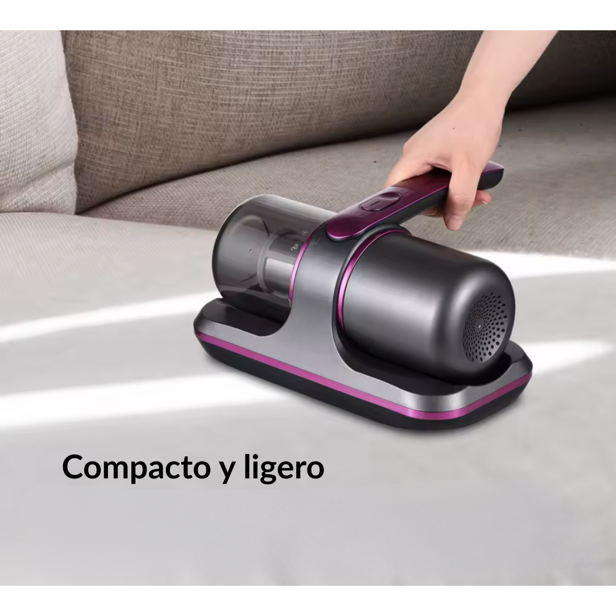 Aspiradora De Mano Inalámbrica Portátil Anti Ácaros Luz Uv-4