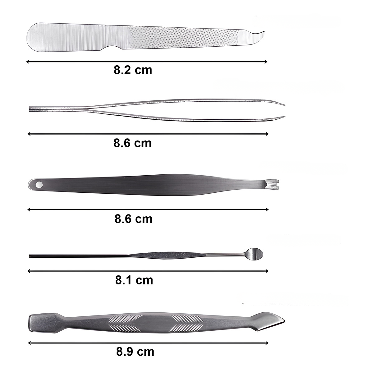 Set De Manicure Pedicure Profesional 12 Piezas Con Estuche-4