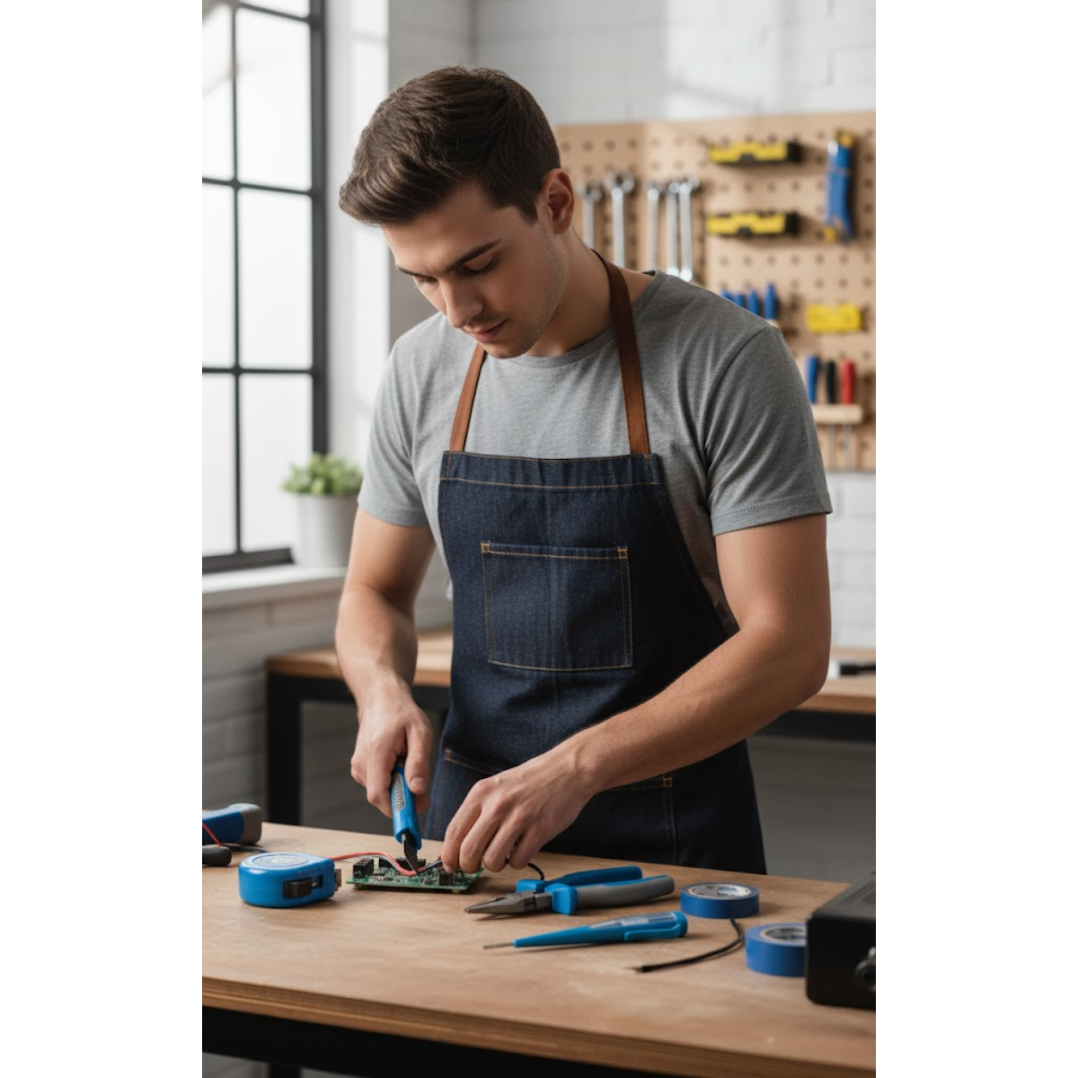 Set 3 Alicates Profesional Punta Larga Corte Diagonal-4